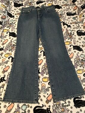 Express Women’s Flared Blue Jeans